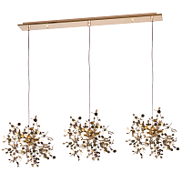 Люстра подвесная Extra L3PL721132 Lightstar золотая на 9 ламп, основание золотое в стиле современный Люстра подвесная Extra L3PL721132 Lightstar золотая на 9 ламп, основание золотое в стиле современный